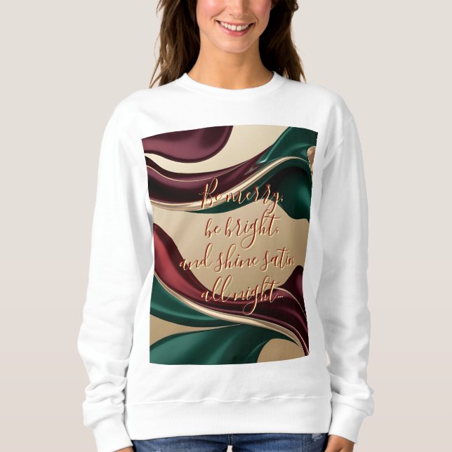 Sweatshirt in stylish abstract graphic t shirt (Framsida)