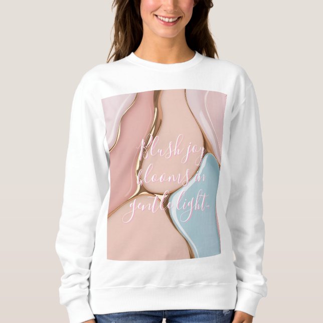 Sweatshirt in stylish abstract graphic t shirt (Framsida)