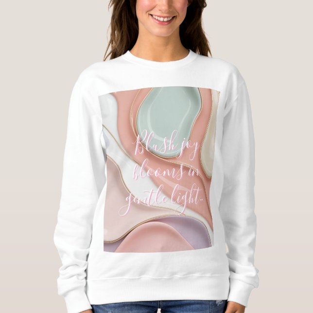 Sweatshirt in stylish abstract graphic t shirt (Framsida)