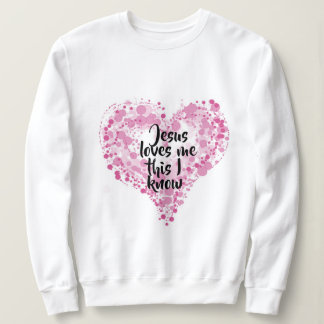 Sweatshirt "Jesus loves me". T Shirt