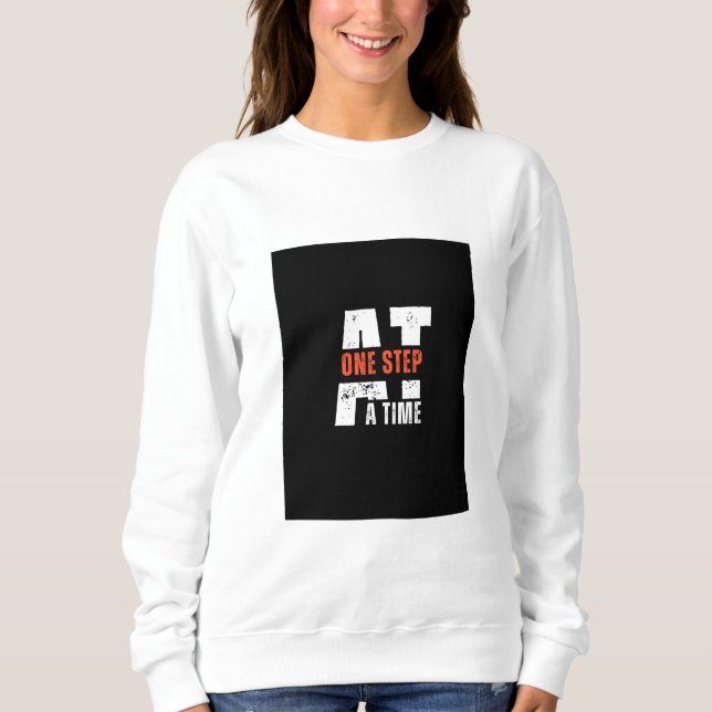 SweatShirt-one steg i taget T Shirt (Framsida)