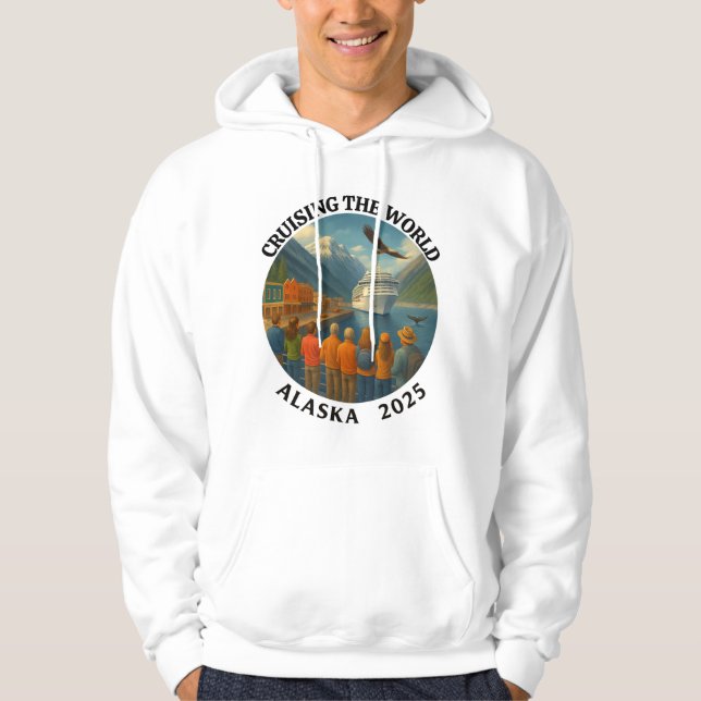Sweatshirt or Hoodie for Alaska Cruise for family (Framsida)