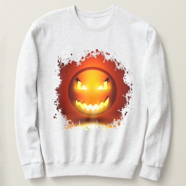 Sweatshirt Pumpkinmoji (Design framsida)