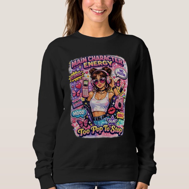 Sweatshirt T Shirt (Framsida)