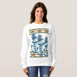 Sweatshirt Vintage Santa's Snögubbe T Shirt
