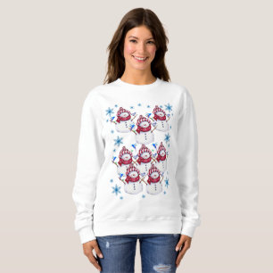 Sweatshirt Vintage Santa's Snögubbe T Shirt