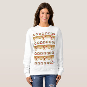 Sweatshirt Vintage Santa's Snögubbe T Shirt