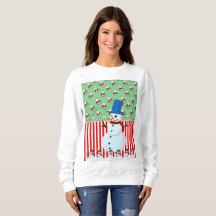 Sweatshirt Vintage Santa's Snögubbe T Shirt