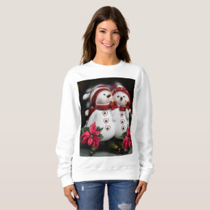 Sweatshirt Vintage Santa's Snögubbe T Shirt