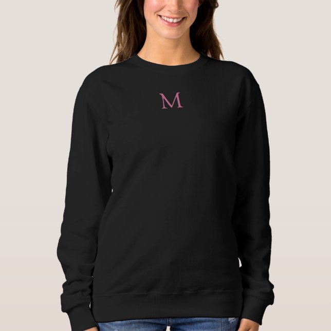 Sweatshirts av monogrammade kvinnor t shirt (Framsida)