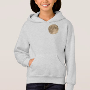 Sweatshirtsen Barn Hoodie Full Moon Barn Måne T Shirt