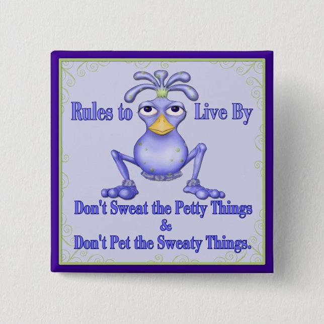 Sweaty Sak Knapp (Framsida)