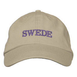 SWEDE-tak Broderad Keps