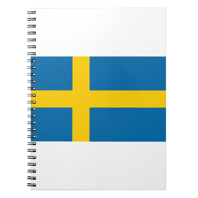 Sweden Flag Anteckningsbok (Framsidan)