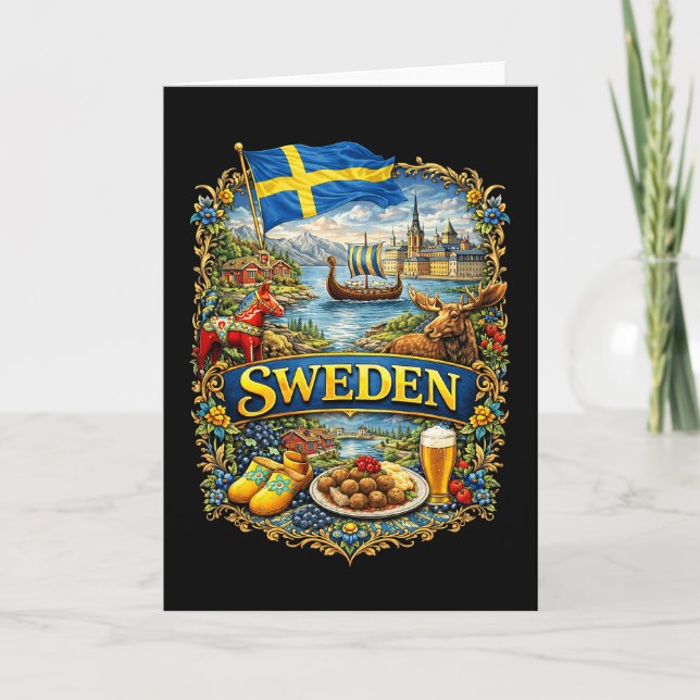 Sweden Helgkort (Framsida)