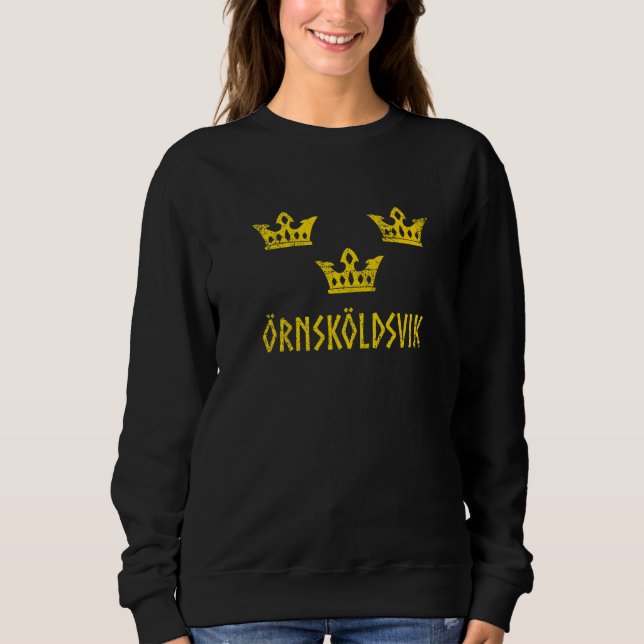 Sweden Örnsköldsvik  Swedish Sverige Svenska Norse T Shirt (Framsida)