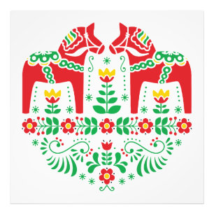 Sweden Sverige Viking Norden Scandinavia Midsommar Fototryck