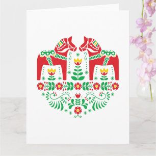 Sweden Sverige Viking Norden Scandinavia Midsommar Kort