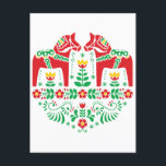 Sweden Sverige Viking Norden Scandinavia Midsommar Vykort<br><div class="desc">Our designs combine Viking symbols, Nordic banners, and strong national expressions with a bold and powerful aesthetic—perfect for those who love Viking metal, history, and Swedish identity. Whether you're looking for a Swedish flag t-shirt, a hoodie with ancient Norse runes, or a poster with Scandinavian signs, we've got something for...</div>