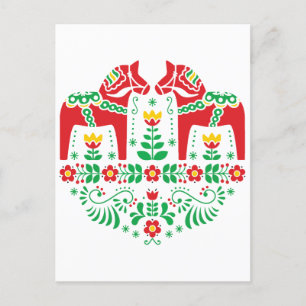 Sweden Sverige Viking Norden Scandinavia Midsommar Vykort