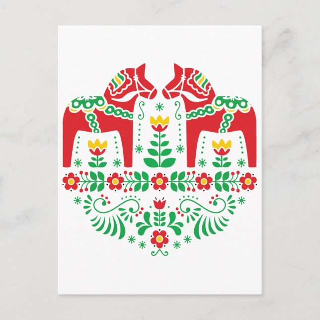 Sweden Sverige Viking Norden Scandinavia Midsommar Vykort (Framsida)