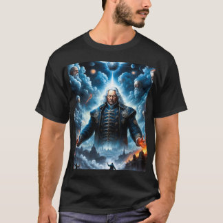 Swedenborg Heaven och helvetes svarta AI Generated T Shirt