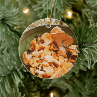 Swedish Archipelago Mushroom Foraging Photo Julgransprydnad Keramik