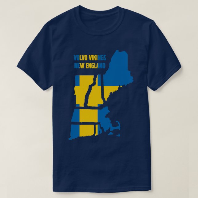 Swedish Flag VVNE T Shirt (Design framsida)