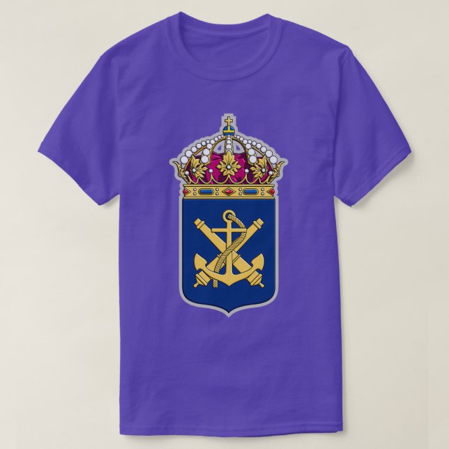 SWEDISH NAVY T SHIRT (Design framsida)