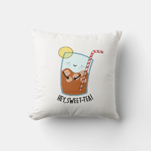 Swee-Tea Funny Sweet Tea Pun Kudde