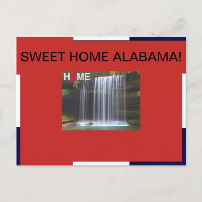 SWEEME ALABAMA POSTCARD VYKORT (Framsida)