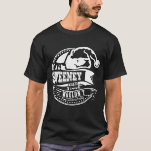 Sweeney- Hatt Jul Personligt Namn T Shirt