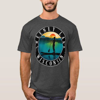Sweeney Sjö Wisconsin Paddleboarding T Shirt