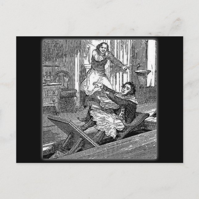 Sweeney Todd-Barbers Ordförande-Penny Dreadful Vykort (Framsida)