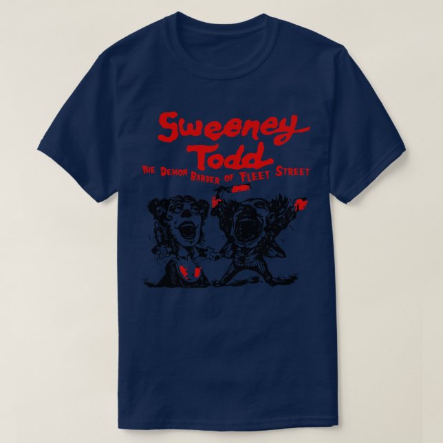 Sweeney Todd T Shirt (Design framsida)