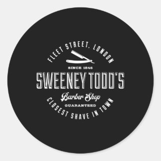 Sweeney Todd's Barber Shop Runt Klistermärke