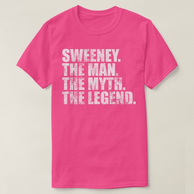 SweeneySweeney Family namn Sweeney last Name Sween T Shirt (Design framsida)