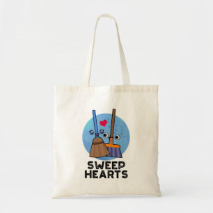 Sweep Hearts Funny Sweet Hearts Broom Pun Tygkasse