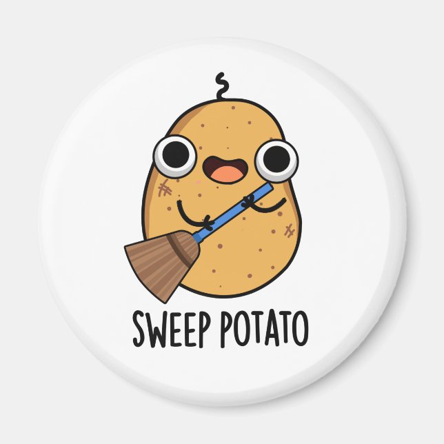 Sweep Potato Funny Sweet Potato Pun Magnet (Framsidan)