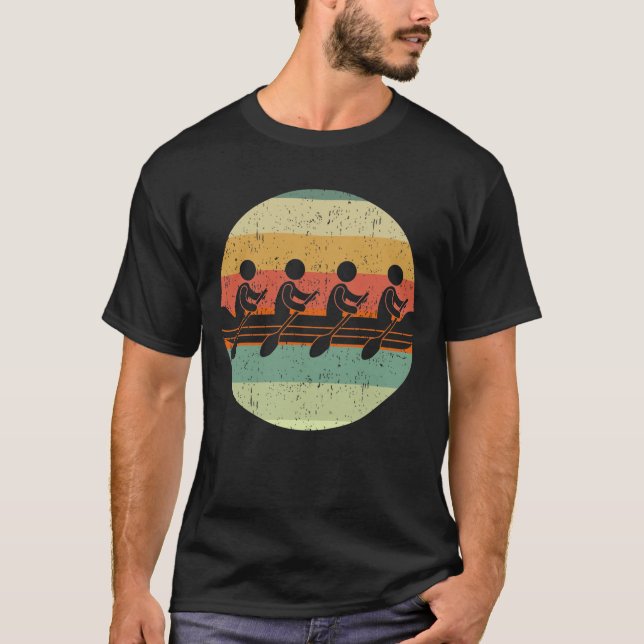 Sweep Roring Crew Sunset Universiteten 4 Person Te T Shirt (Framsida)