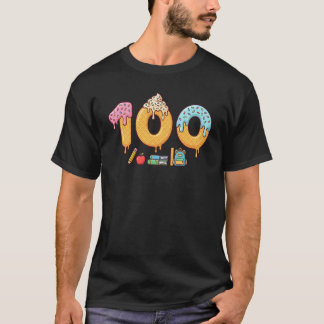 Sweet 100 Days of School Ice Cream Celebration  T Shirt