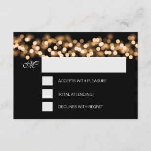 Sweet 16 Birthday OSA Hollywood Glam Guld Kort