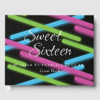 Sweet 16 Neon Glöd I Mörker Laser Geometrisk