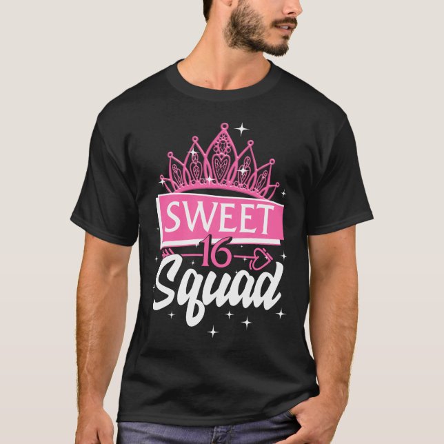 Sweet 16 Squad, Hej Sexton Est 2005, 16 T Shirt (Framsida)