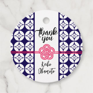 Sweet 16 Sushi party 花菱七宝紋 Hanabishi Shippo Gåvor Etiketter