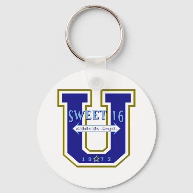 Sweet 16 Universiteten Athletic Department Nyckelring (Framsida)