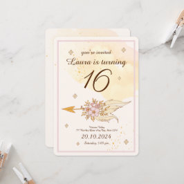 Sweet 16 Vild One Dreamcatcher Tribal Boho Inbjudningar