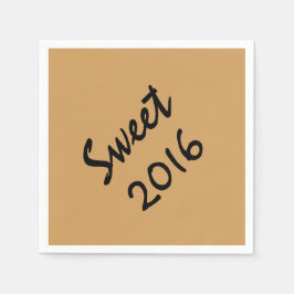 Sweet 2016 Papper Napkins by RoseWrites Pappersservett