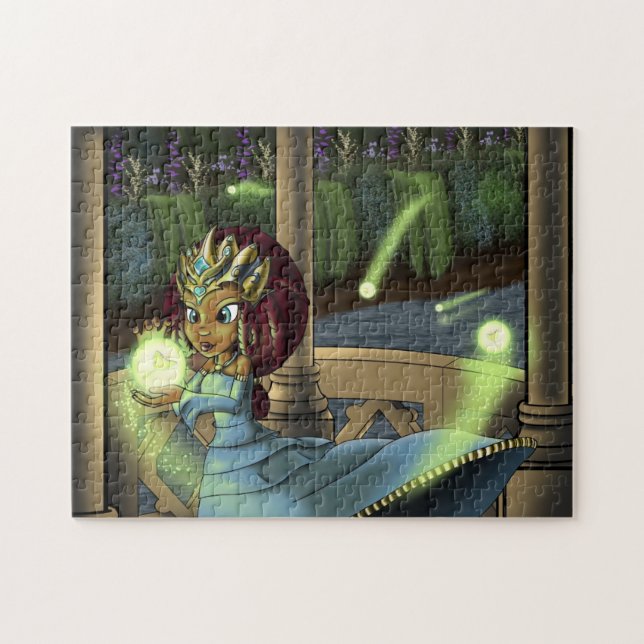 Sweet African American Princess Pussel (Horisontell)