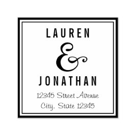 Sweet Ampersand Personlig Rubber Frimärke Självfärgande Stämpel